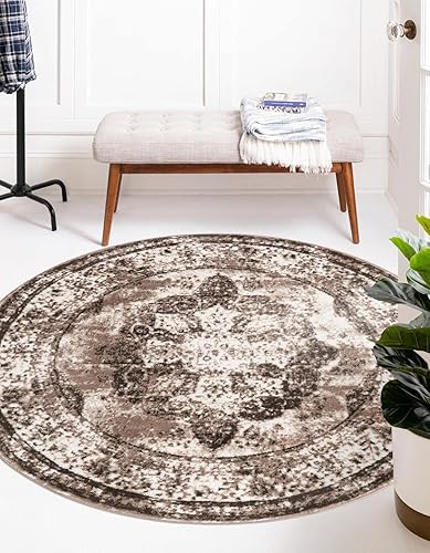 Miniatura 50 de Rugs.com - Alfombra de la colección Monte Carlo, alfombra de 4 x 6 pies de color azul medio perfecta para salas de estar, comedores grandes y