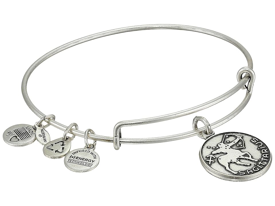 

Alex and Ani Sagittarius Charm Bangle (Rafaelian Silver Finish) Bracelet
