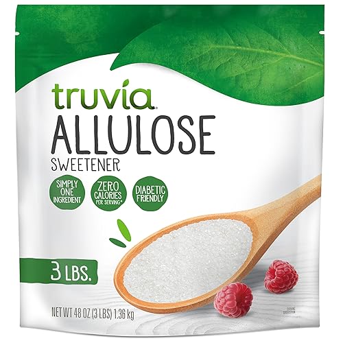 Truvia Allulose Edulcorante Sin Calorías en Bolsa, Sustituto del Azúcar con Cero Calorías, ideal para café y té (3 libras)
