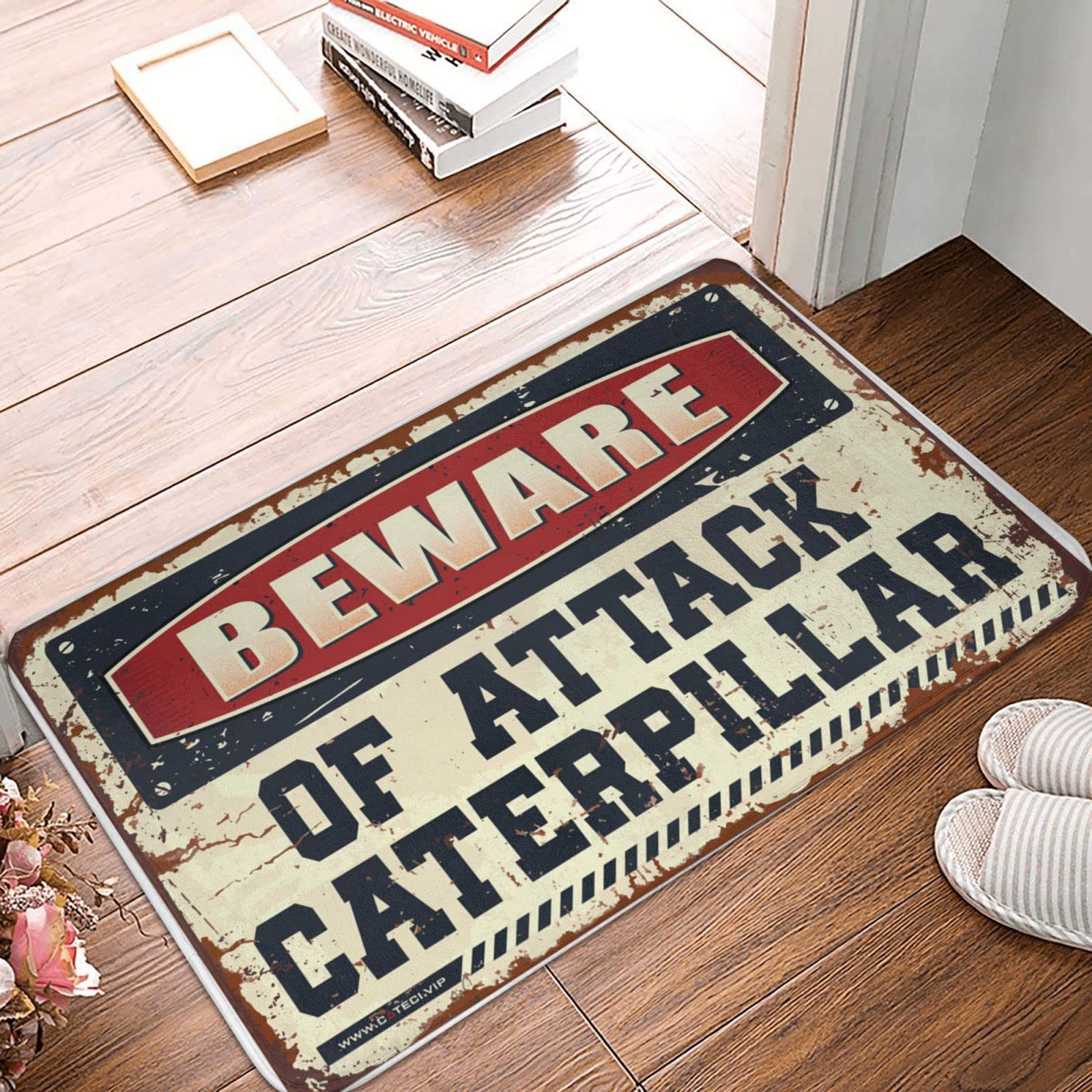 Tapis de sol entrée drôle cadeau pendaison de crémaillère bière 65x90 cm