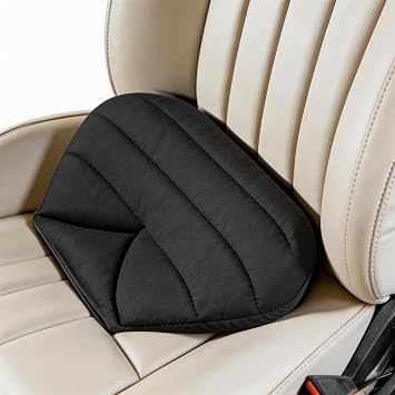 Big Hippo Memory Foam Car Seat Cushion for Sciatica & Tailbone Pain Relief - Orthopedic Seat Pad for Long Driving Commute - Ergonomic Office Chair Cushion for Lower Back Support with Non-Slip Design