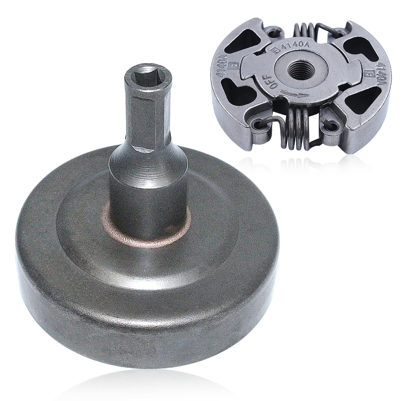 Kit Tamburo Frizione, per Stihl FS45 FS46 FS50C FS55 FS56 FS70 HL45 KM55, include Gruppo Frizione, Ricambi per Tosaerba, Ricambio 41401602000 41401602909