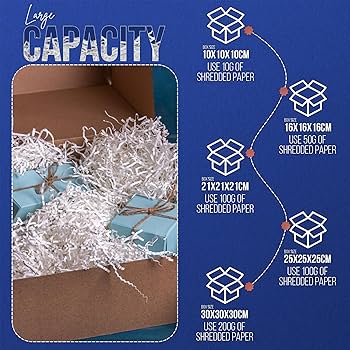 XMMSWDLA 200g Crinkle Paper Shredded Tissue Paper For Hampers And Gift
