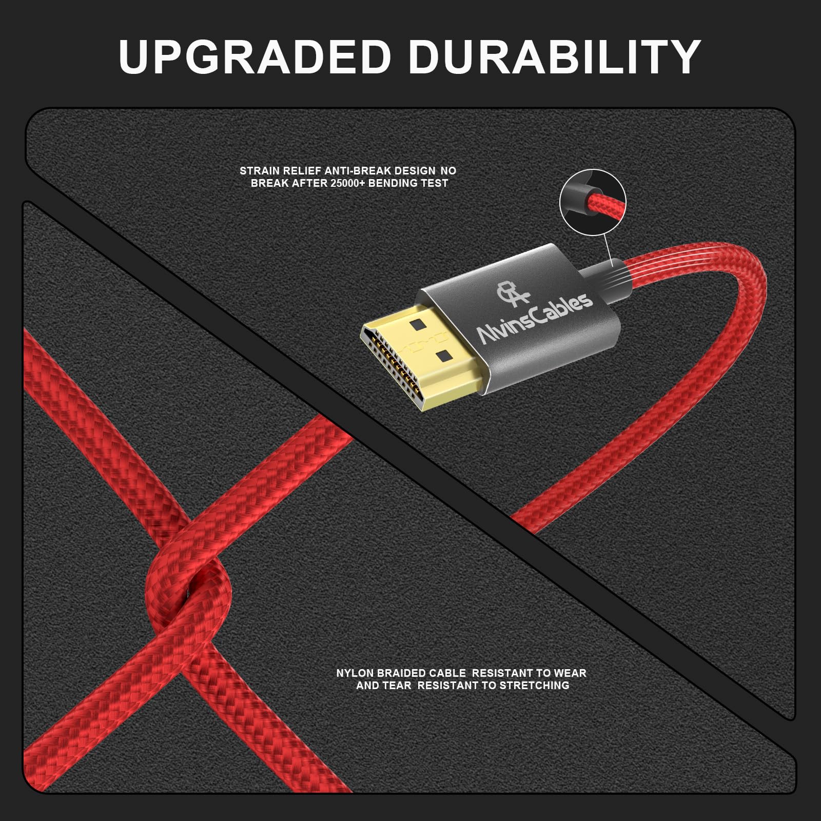 Amazon | Alvin's Cables 8K 2.1 Micro-HDMI - フルHDMI 編組