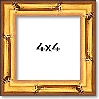 Vista 42 de Poster Palooza Marco de bambú dorado de 12 x 10 pulgadas de ancho, marco de madera maciza moldeado con plexiglás acrílico UV, respaldo de tablero