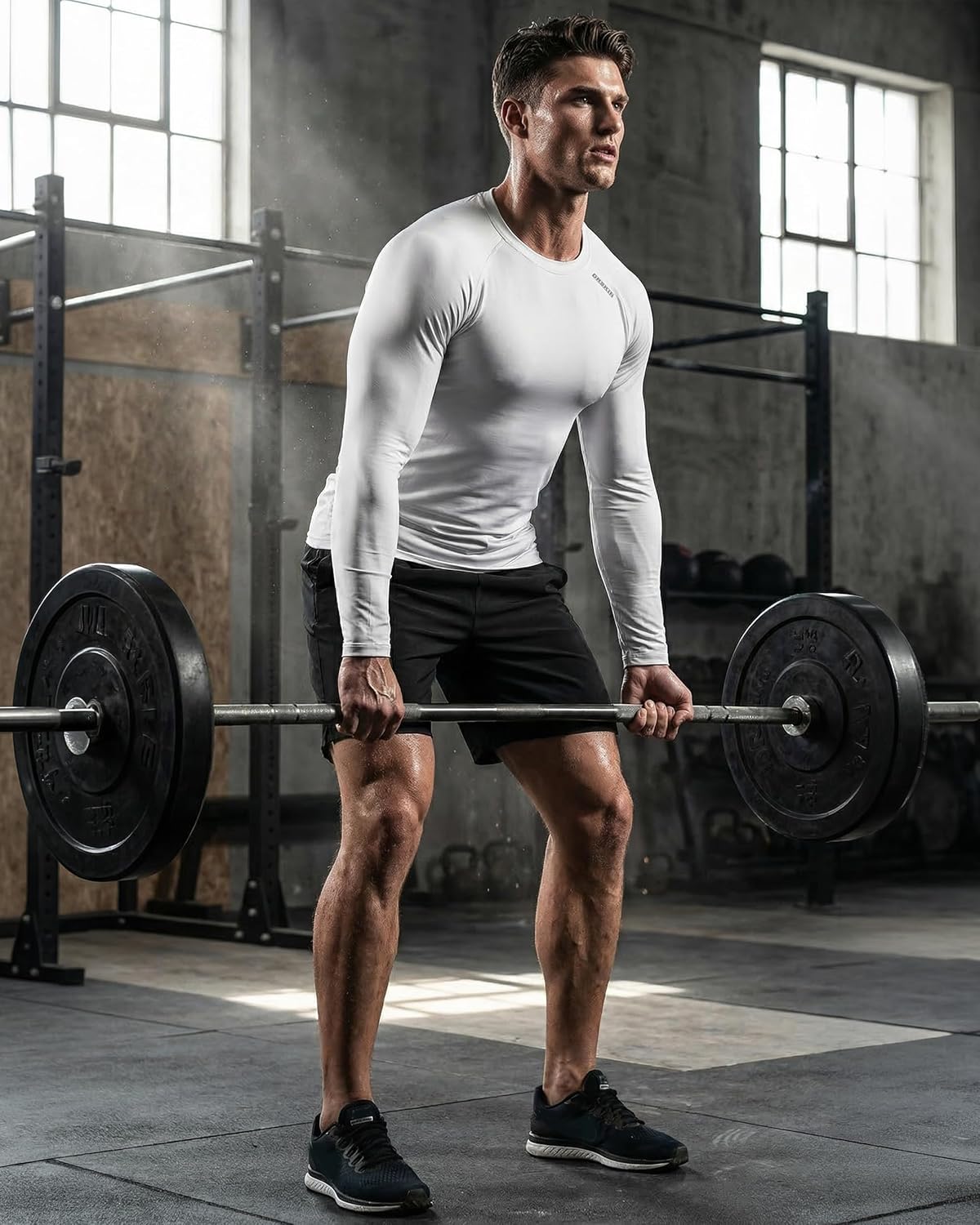 DRSKIN 4, 3, 2 or 1 Pack Men's Compression Shirts Top Long Sleeve Sports Baselayer Workout Running Athletic Active