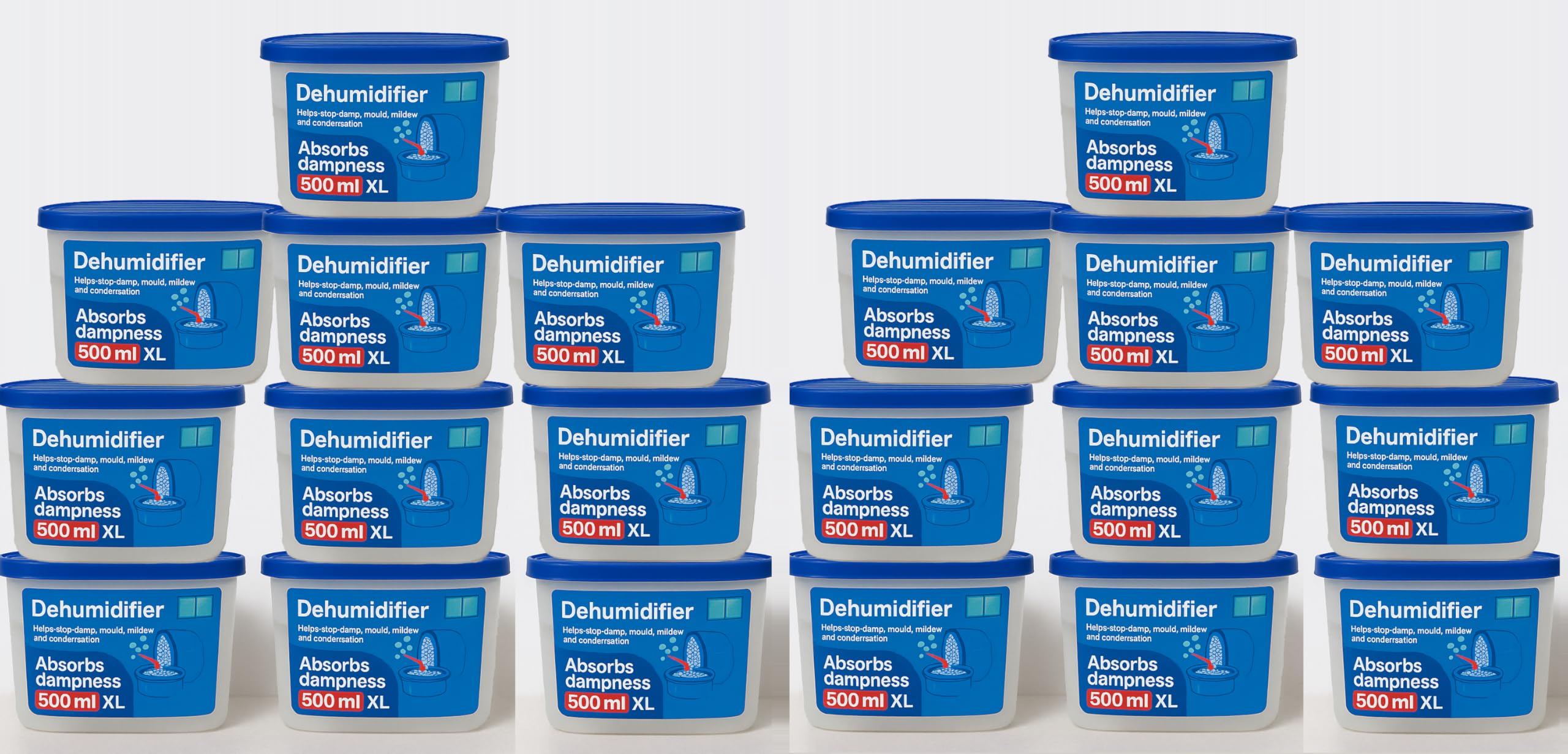 Interior Dehumidifiers for Damp, Mould, and Moisture in the Home, Kitchen, Wardrobe, Bedroom, Caravan, Office, Garage, and Basement (20) — image 1