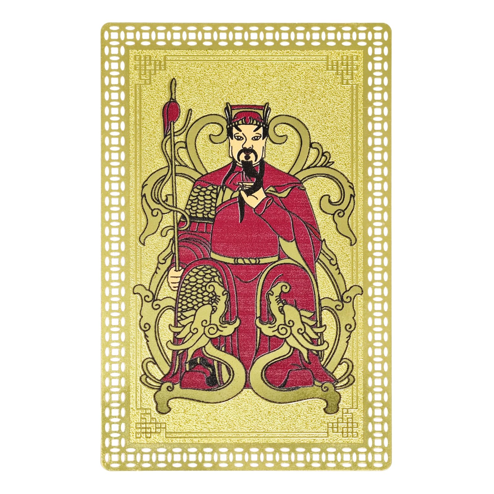 Fengshui 2025 Tai Sui Amulet Gold Card Good Luck Wealth Harmony Home Office Decor W5581
