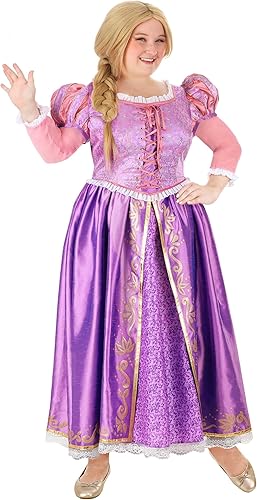 Disfraz de Rapunzel prémium para mujer en talla grande