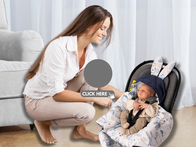 Bellochi Couverture Bébé Hiver 90x90 Cm Marron – Couverture Siège Auto & Poussette En Coton Doux, Avec Capuche Et Ouvertures Harnais 3-5 Points, Ultra Confortable