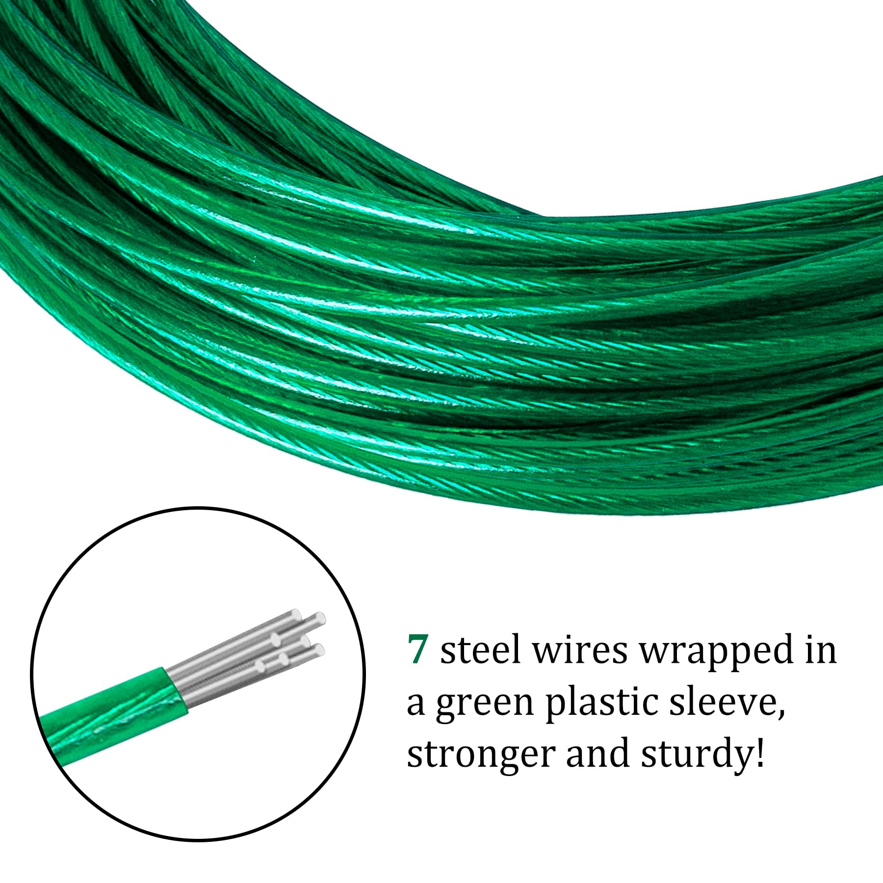 Snapklik.com : Belleone Swimming Pool Cover Cable And Winch Kit - 100ft ...