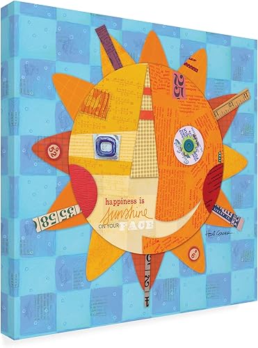 Miniatura 2 de Trademark Fine Art, Sol de felicidad 14x14 de Holli Conger