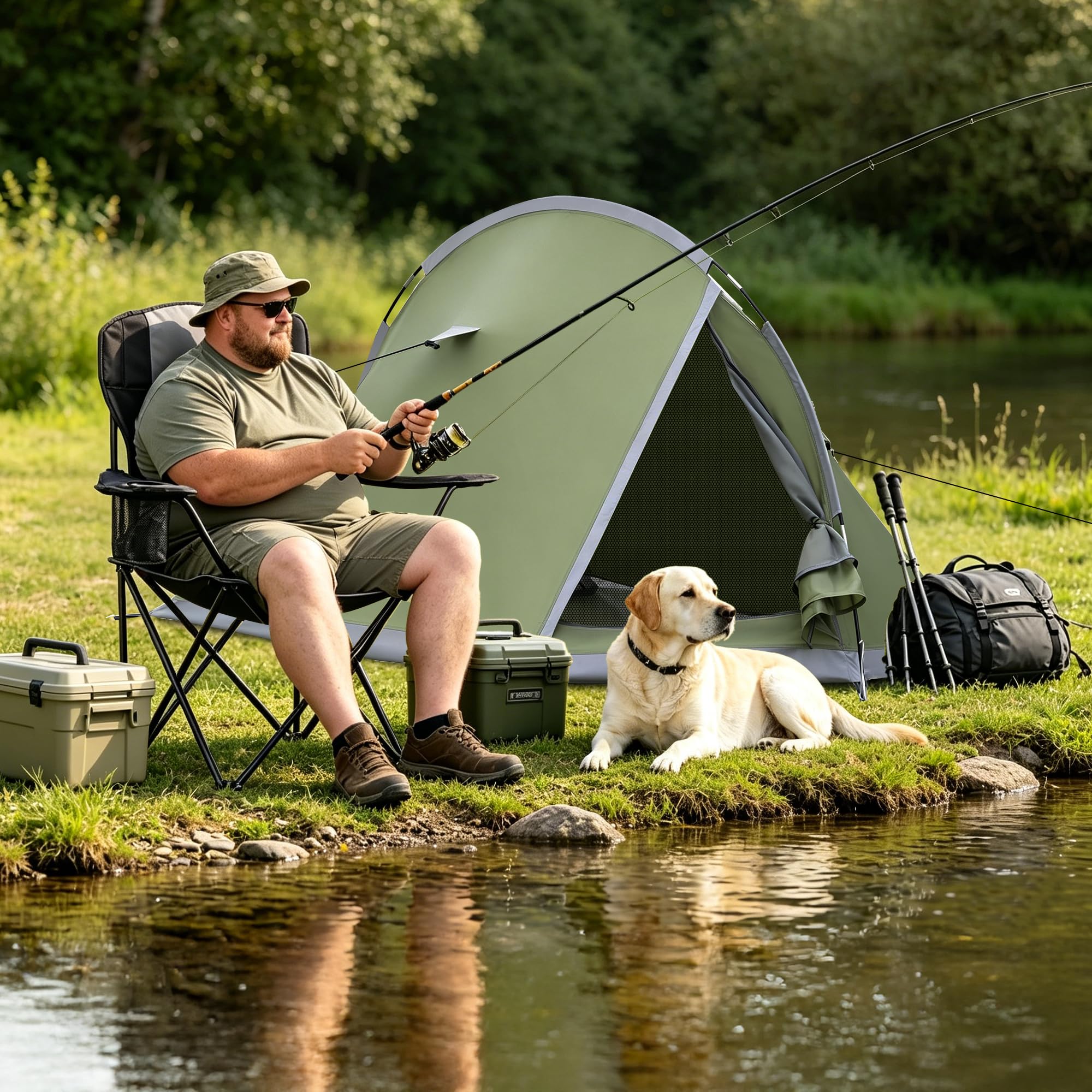 Zelt 2 Personen,Camping Zelt mit Moskitonetz Wasserdicht Kuppelzelt Ultraleicht Zelte Kleinem Packmaß Familienzelt Camping Tent Für Trekking