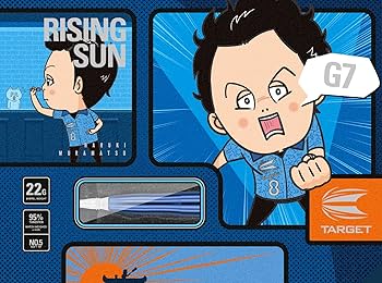 Amazon.co.jp: TARGET RISING SUN GEN7 95% 22G NO.5 SOFT TIP DARTS