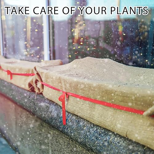 Miniatura 4 de Cubiertas de Arpillera Natural para Plantas Protección contra Heladas, Mantas de Arpillera de Invierno contra Heladas para Plantas de Árboles y