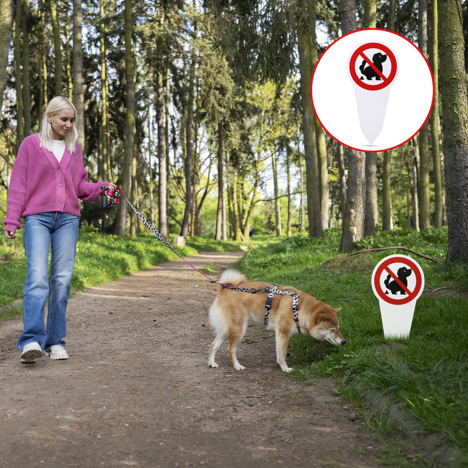 8 sztuk tabliczka bez toalety dla psa tabliczka duża 30 x 15 cm Das ist Keine Hundekload Tabliczka z psem Zakaz kupowania na czyste drogi, trawnik, park, plac zabaw