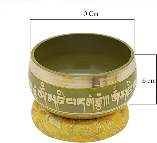 Miniatura 8 de Juego de cuencos tibetanos de siete chakras, elige tu cuenco de chakra favorito, mejora tu práctica de meditación de chakras (el chakra del tercer