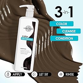 Keracolor Clenditioner ESPRESSO Hair Dye - Semi Permanent Hair Color Depositing Conditioner, Cruelty-free, 33.8 Fl Oz