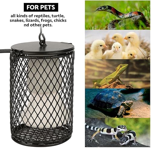 Miniatura 8 de Tbest Chicken Coop Heater, Safer Than Brooder Lamps 100W Infrared Ceramic Emitter Heat Light Bulb Lamp Pet Reptile Brooder (Black)