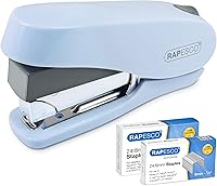 Vista 8 de Rapesco Less Effort - Engrapadora de 50 hojas con dos cajas de grapas, color blanco