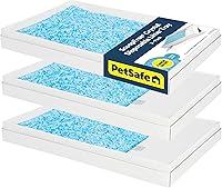 Vista 7 de Bandeja de arena de cristal desechable PetSafe ScoopFree - Caja de limpieza fácil - Recambio de bandeja para caja de arena eléctrica - Aroma fresco