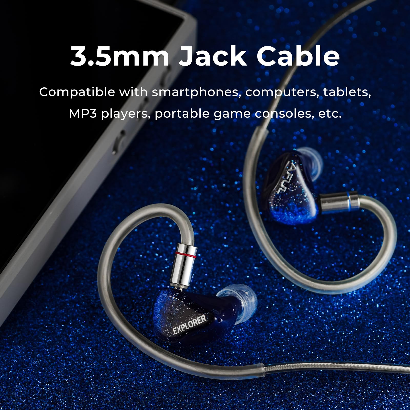 Amazon.co.jp: HiFiGo IEMs、AFUL Explorerインイヤーモニター、1DD+