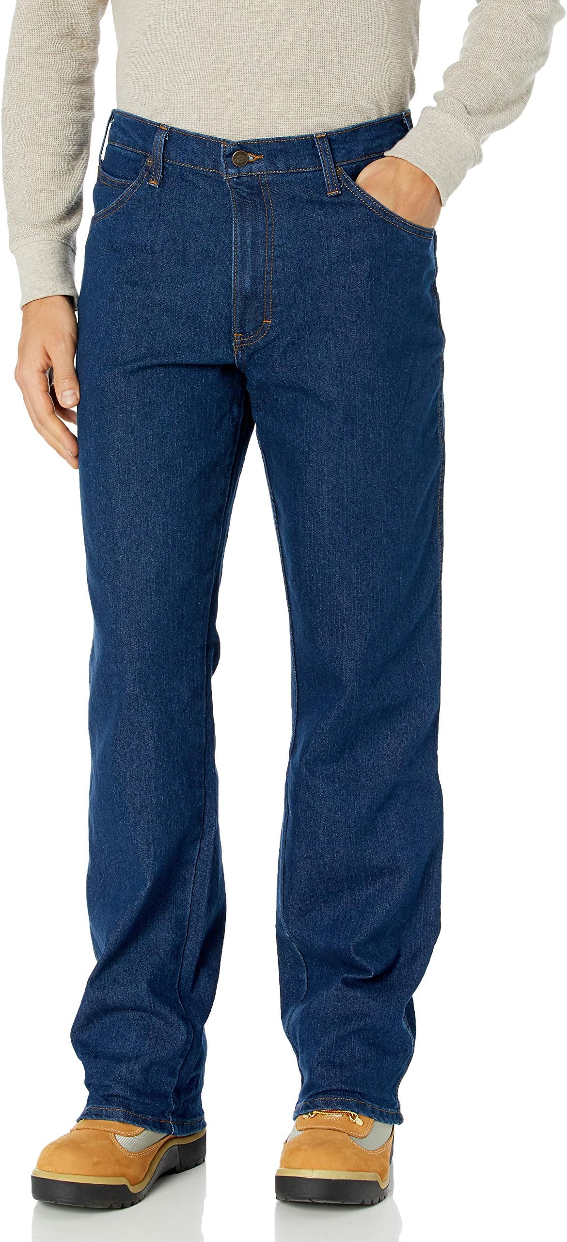 Dickies Men's Active Waist 5-Pocket Flex Performance Denim
