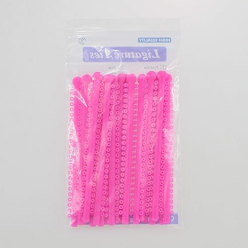 Miniatura 3 de Bandas de ortodoncia elásticas de ligadura dental surtidas para soportes de ortodoncia (PINK(3#))