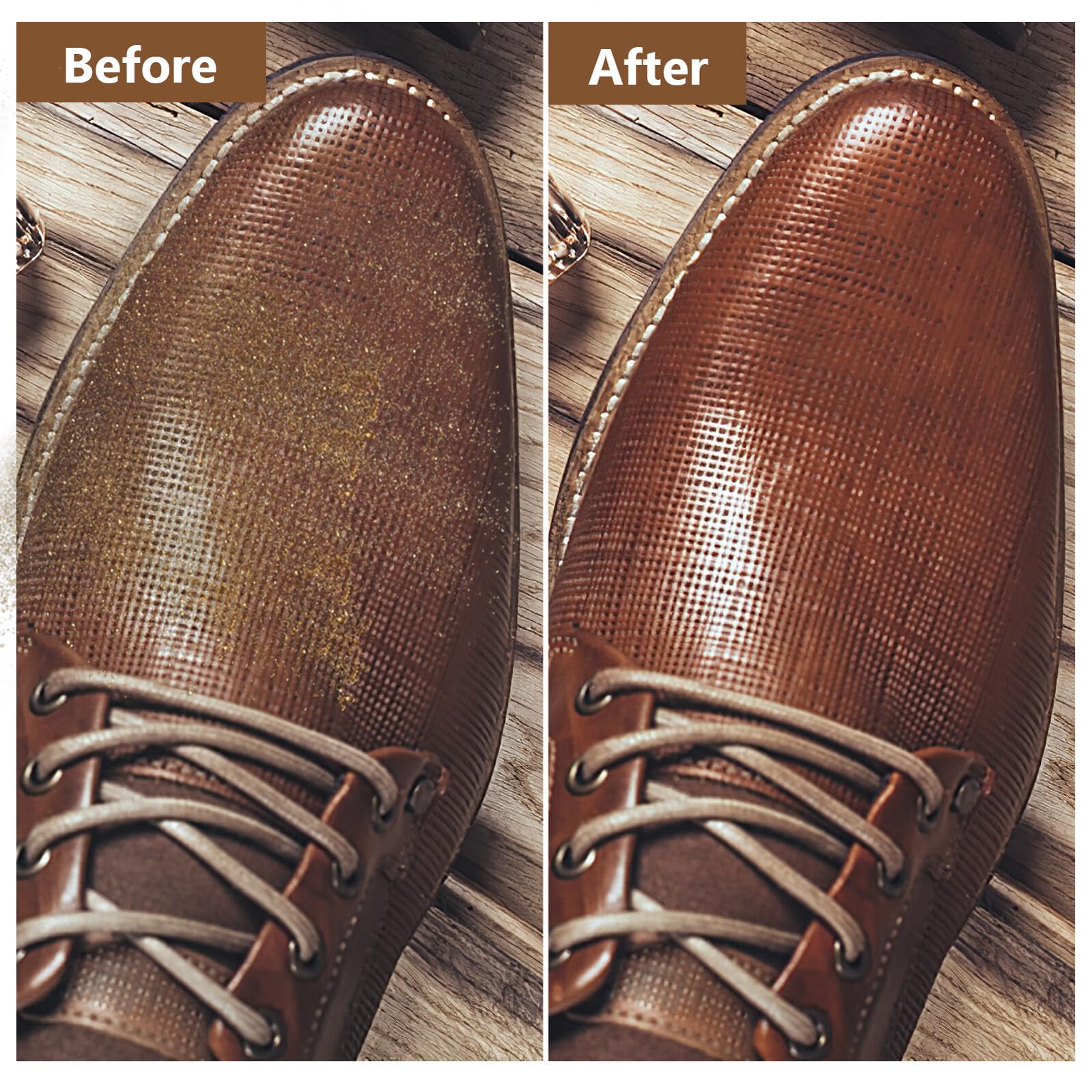 10 Stück Schuhbürsten mit Holzgriff Dichten Naturborsten zur Schuhreinigung und Schuhcreme für Lederschuhe und Stiefel Geeignet für Zuhause und Schuhpflege