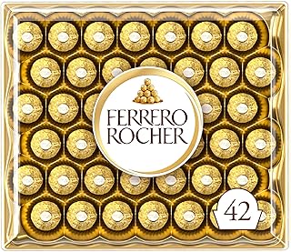 【オンライン限定】チョコレートクリスマス プレゼント フェレロ ロシェ Ferrero Rocher チョコ プレゼント お菓子 ギフト 人気 おしゃれ 手土産 詰め合わせ まとめ買い 大容量 ヘーゼルナッツ ミルクチョコレート 42粒