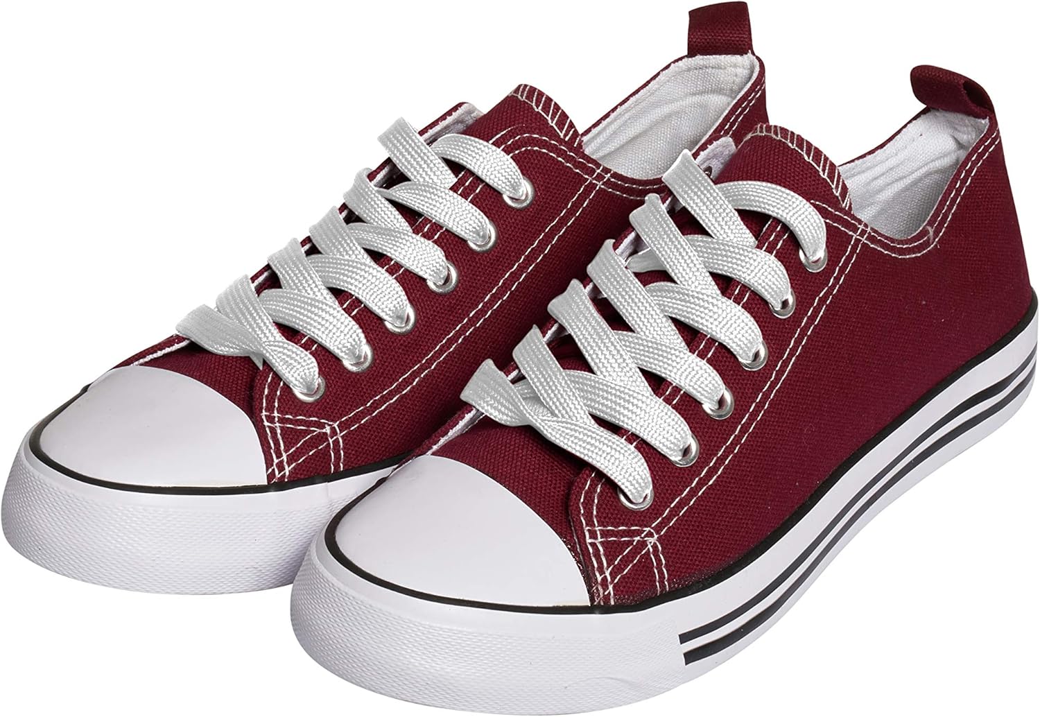 Zapatillas color burdeos mujer Clearance