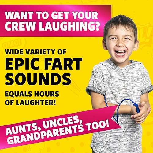 Miniatura 2 de Juguete para pedos, divertidos sonidos de pedos ultra realistas, bromas divertidas de broma familiar, regalo de broma y relleno de calcetines, fácil