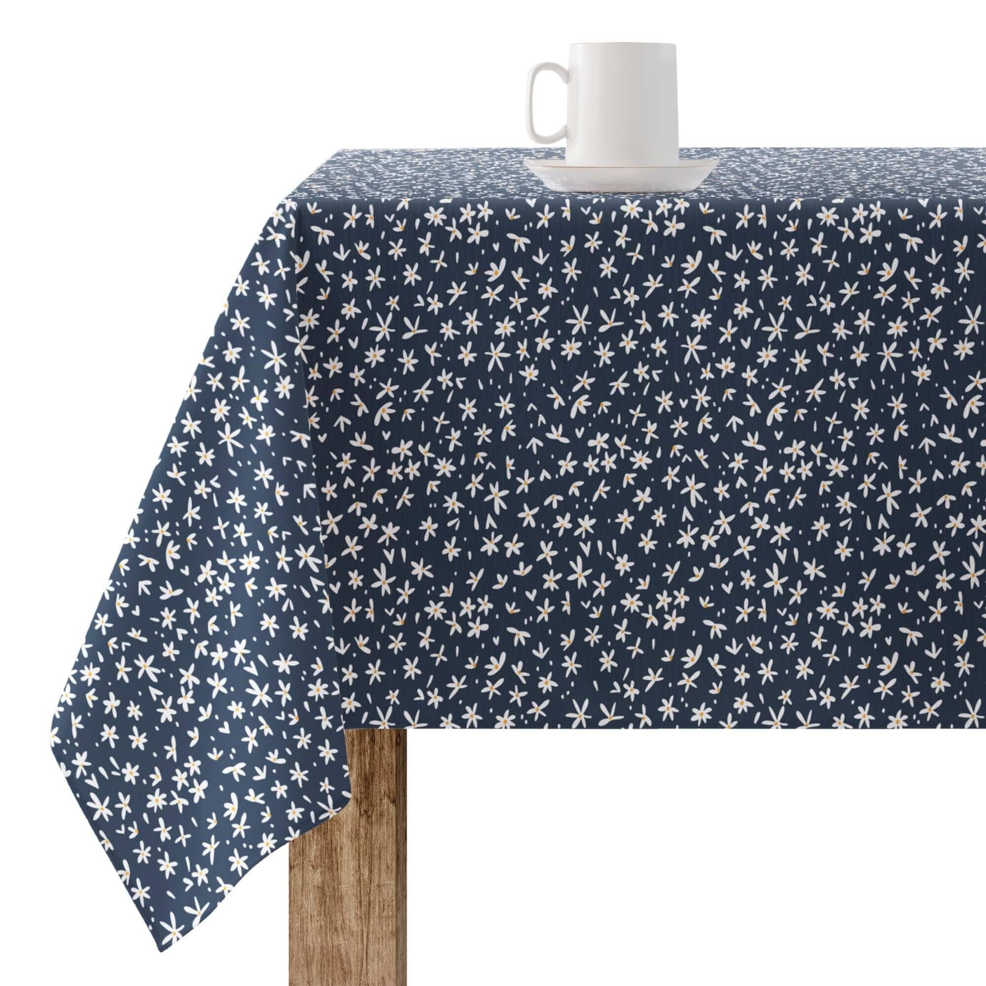 KP HOME Tovaglia Plastificata Rettangolare 200x140 cm, Tovaglia Cerata per Tavolo da 6 Posti, in PVC Facile da Pulire, Impermeabile, per Uso Interno ed Esterno, con Motivo Moderno per Cucina Grigio