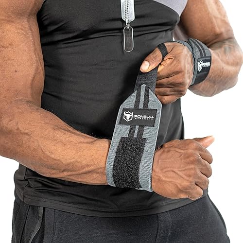 Miniatura 3 de Muñequeras para levantamiento de pesas (aprobadas por USPA e IPL) - Correas de muñeca de calidad premium de 18 pulgadas para levantamiento de pesas