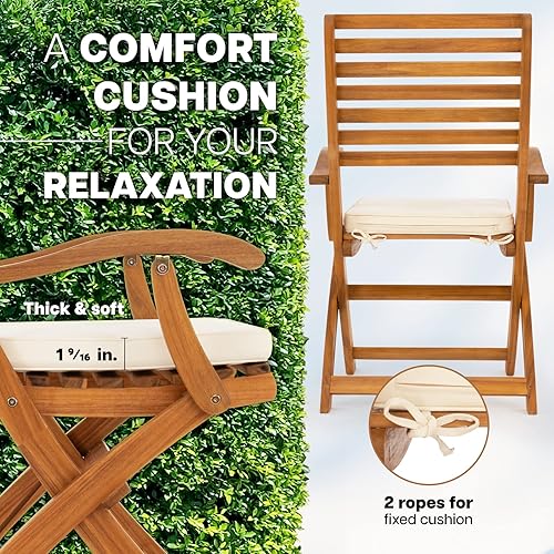 Miniatura 4 de Idzo Juego de 2 sillones de patio para exteriores con mesa auxiliar Escanor Bistro para comedor