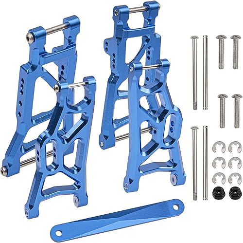 Miniatura 8 de ShareGoo - Juego de brazos en A de aleación de aluminio y suspensión delantera y trasera de repuesto de 2555 3631 2532 compatible con Traxxas 110