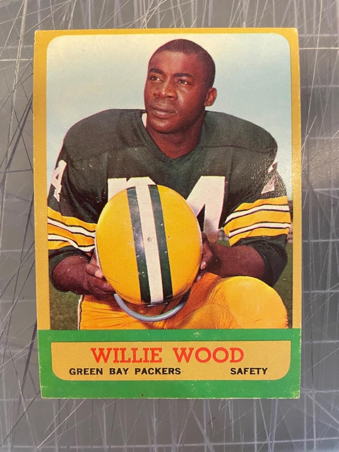 1963 Topps #95 Willie Wood Bay Packers Football Rookie Card Ex+ Ex/mt #3 - Unsigned Football Cards