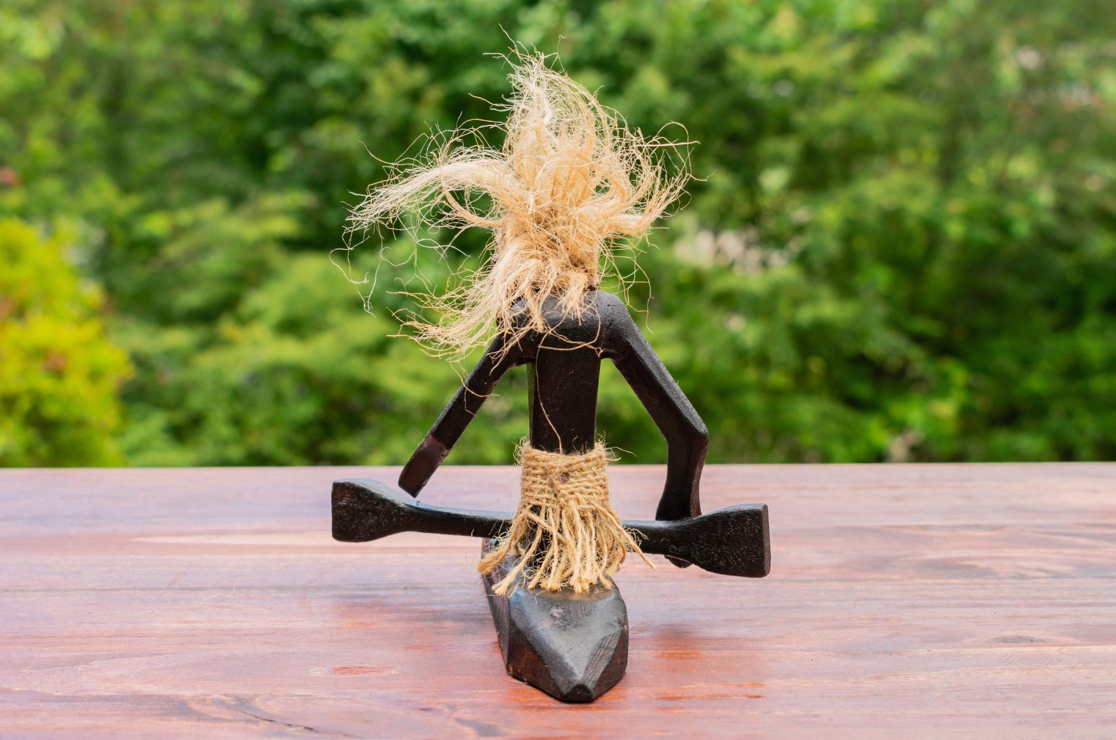 Amazon.com: G6 Collection Handmade Wooden Primitive Tribal Canoe