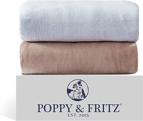 Miniatura 10 de Poppy & Fritz - Manta Queen, ultra suave y acogedora decoración del hogar, ropa de cama para todas las estaciones para niños y adolescentes (rosa
