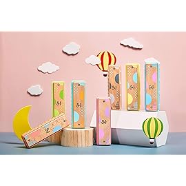 Hape Blues Harmonica | 10 Hole Wooden Musical Instrument Toy for Kids, Green