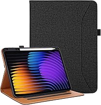 Vakarey Case for Xiaomi Pad 6/Pad 6 Pro 11 Inch Stand Shockproof Tablet Protective Case, Black