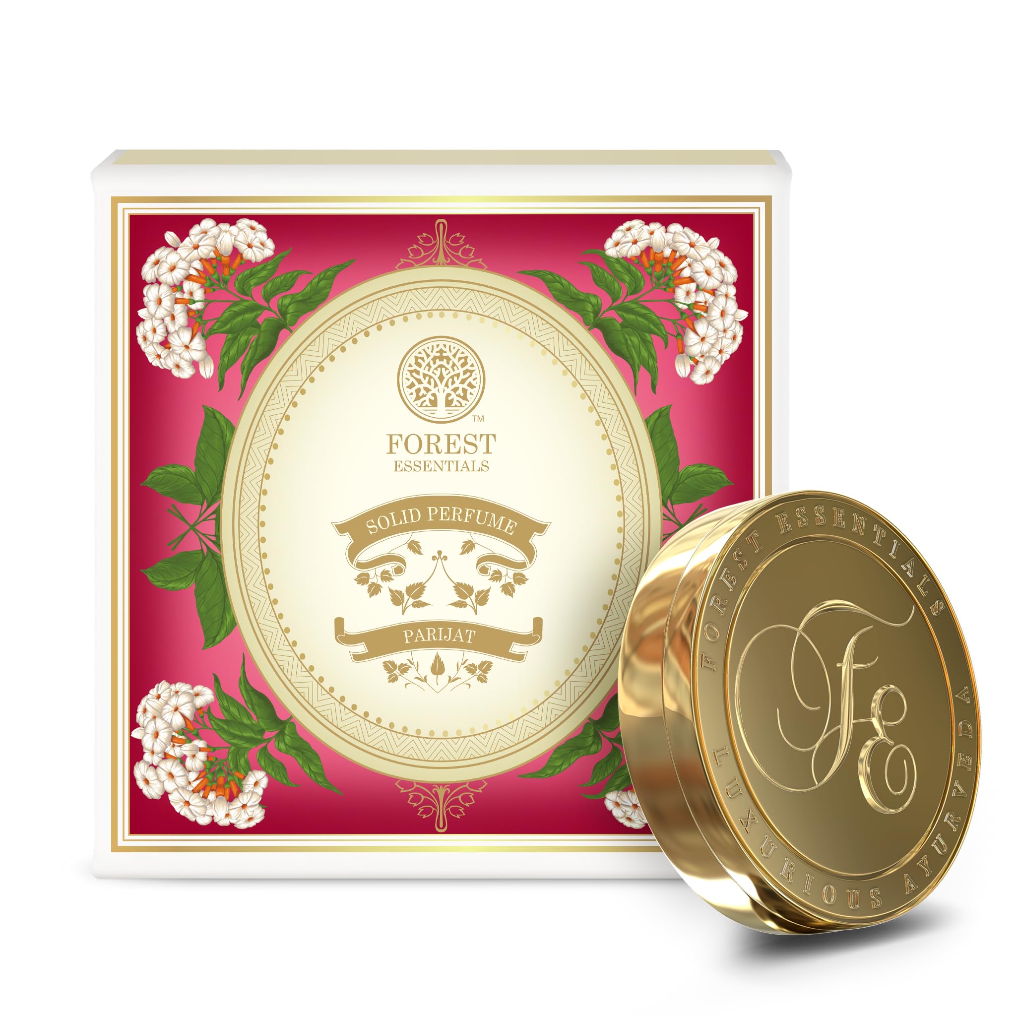Forest Essentials Solid Perfume Parijat | Long lasting Fragrance | Alcohol Free-picture-10