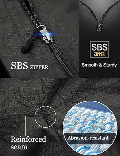 Vista 6 de GEMYSE - Chaqueta de esquí y nieve para hombre, diseño impermeable y resistente al viento, para invierno