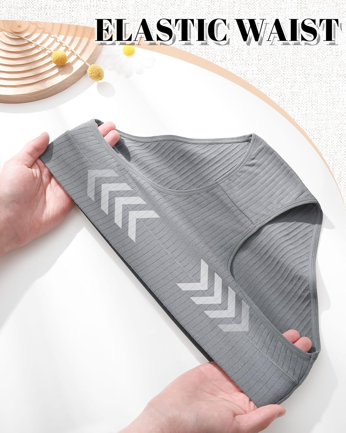 Womens Underwear Cotton Bikini Panties Soft Hipster Panty Ladies Stretch Briefs 6 Pack - Image 6