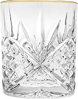 Vista 2 de Godinger Vasos dobles a la antigua, con bandas doradas, Dublín, juego de 4