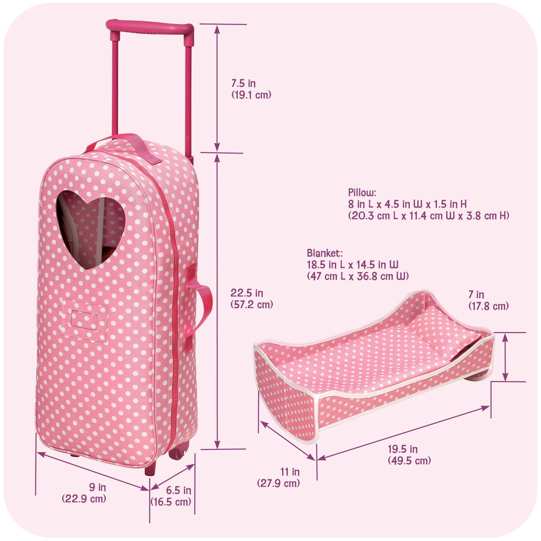 Amazon.com: Badger Basket 3-in-1 Trolley Doll Carrier with Rocking