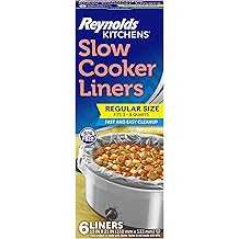 Reynolds Kitchens 慢炖锅内衬,常规（适合 3-8 夸脱）,6 件