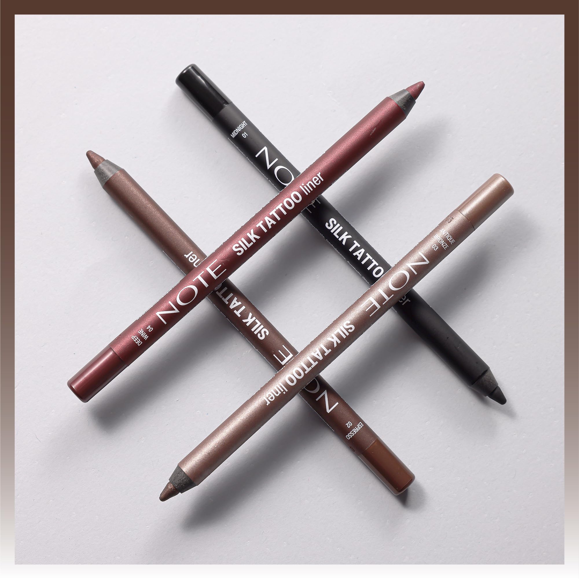 Note Cosmetics Silk Tattoo Liner Suya Dayanıklı İpeksi Jel Göz Kalemi - 02 Espresso