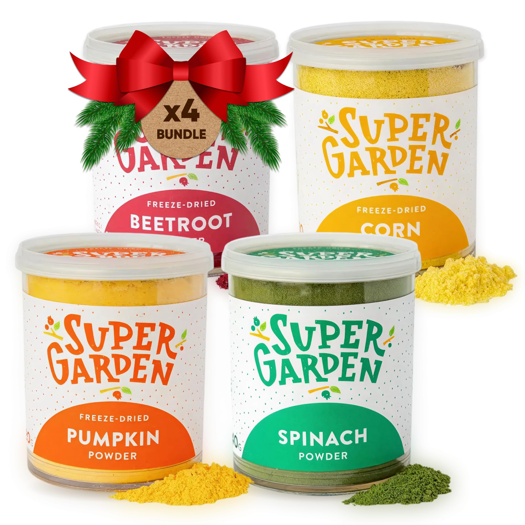 Freeze Dried Beetroot, Corn, Pumpkin, Spinach Powder | 100% Natural, No Sugar added, Gluten Free | Nutritious Freeze Dried Food | Space and Astronaut Food Gift Set for Birthday, Party | 15.16 oz