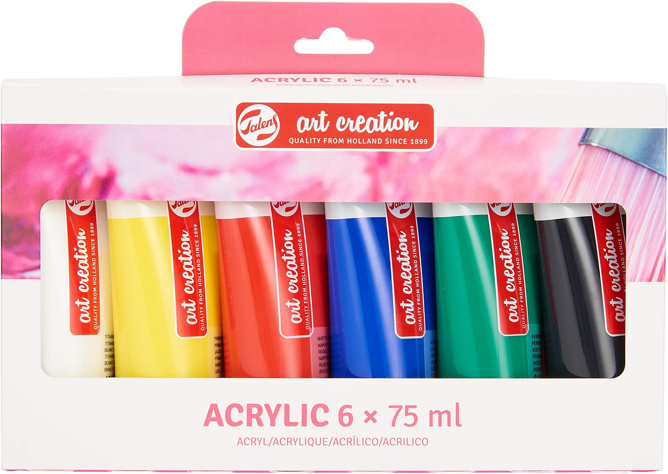 Acrylic Paint Set of 6 Tube 75 ml
